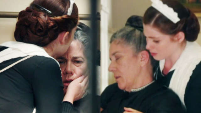 Maria Fernandez e Petra in scena © La Promessa