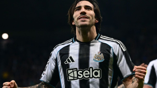 Sandro Tonali, centrocampista del Newcastle. Foto &copy; Newcastle
