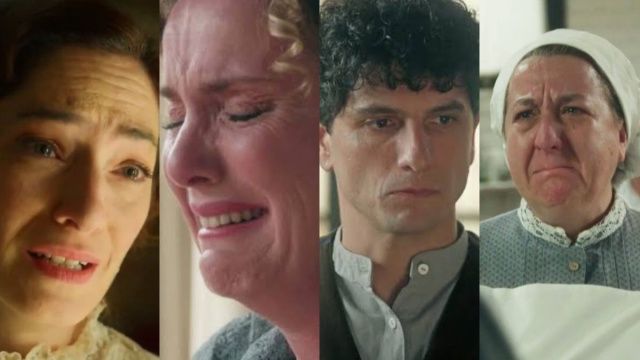 Eugenia, Cruz, Tono e Simona - screenshot © La Promessa.