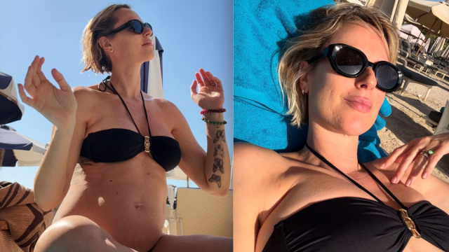Federica Pellegrini, la foto al mare col pancione  Mediaset Infinity &copy; Creative Commons