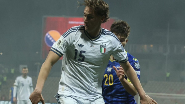 Pio Esposito, attaccante dell'Inter. Foto &copy; Nazionale Italiana