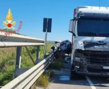 Incidente sulla Statale 106 a Cutro - &copy; Vigili del Fuoco