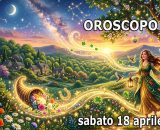 Locandina per l'oroscopo di sabato 18 aprile 2026 - &copy; Roberta Carsoli.
