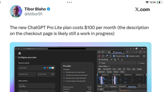 Il codice dell'app web ChatGPT menziona ora un nuovo piano ... &copy; Creative Commons