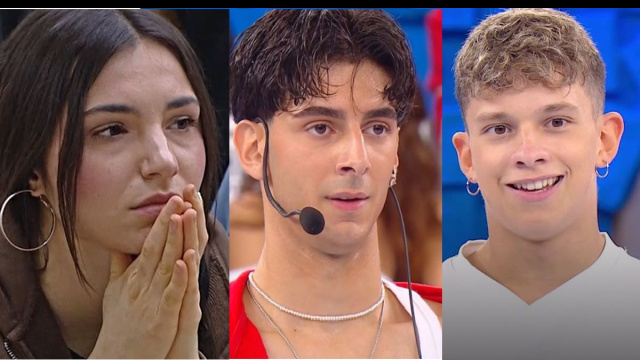 In foto Caterina, Alex e Alessio ad Amici &copy; Mediaset