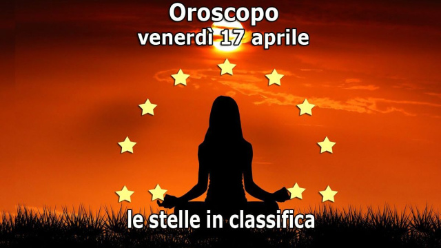 Locandina per l'oroscopo di venerd&igrave; 17 aprile 2026 - &copy; Roberta Carsoli.