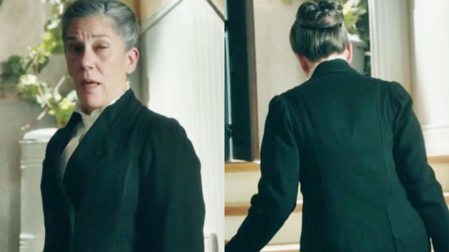 Petra nella scena del licenziamento © La Promessa