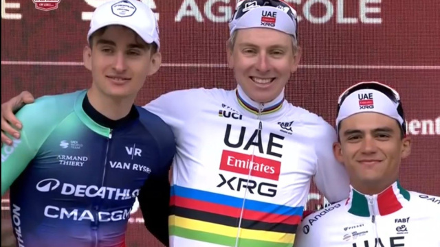Tadej Pogacar e Paul Seixas - &copy; Screenshot Eurosport