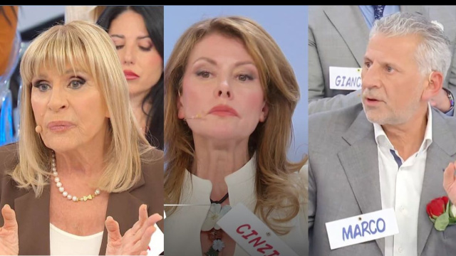 Gemma Galgani, Cinzia Paolini e Marco &copy; Canale 5.