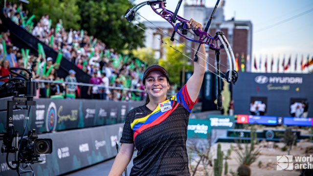 Sara Lopez, best archer of the year 2023 - World Archery Americas &copy; Creative Commons