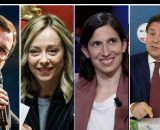 Matteo Salvini, Giorgia Meloni, Elly Schlein e Giuseppe Conte (&copy; Facebook)