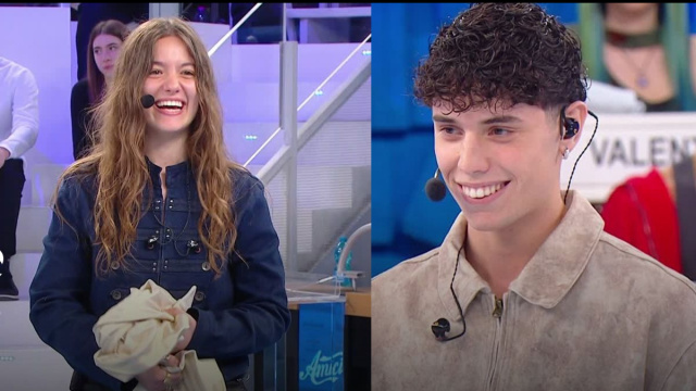 In foto Elena e Riccardo, allievi di Amici &copy; Mediaset
