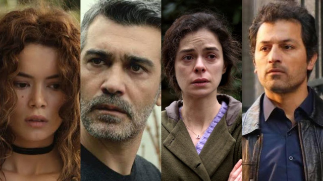 Sirin, Sarp, Bahar e Arif - screenshot &copy; La forza di una donna