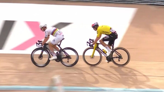 Tadej Pogacar e Wout van Aert - &copy; Screenshot Eurosport
