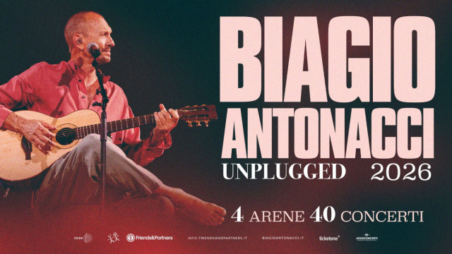 UNPLUGGED 2026  Biagio Antonacci  Tour  Friends & Partners &copy; Creative Commons