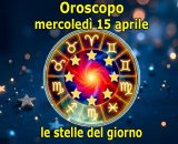 Locandina per l'oroscopo di mercoled&igrave; 15 aprile 2026 - &copy; Pixabay IA.
