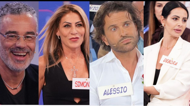 Sebastiano Mignosa, Simona, Alessio Pili Stella e Debora &copy; Canale 5.