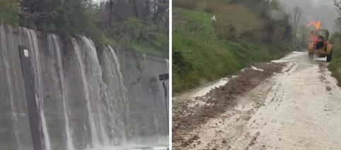 Teramo colpita dal maltempo: frane e allagamenti bloccano la città