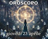 Locandina per l'oroscopo di gioved&igrave; 23 aprile 2026 - &copy; Copilot IA.