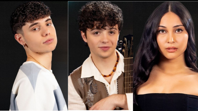 In foto Riccardo, Lorenzo e Kiara ad Amici &copy; Mediaset