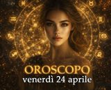 Locandina per l'oroscopo di venerd&igrave; 24 aprile 2026 - &copy; Copilot IA.