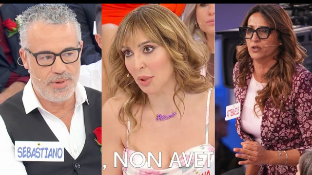 Sebastiano Mignosa, Simona e Elisabetta Gigante &copy; Canale 5.