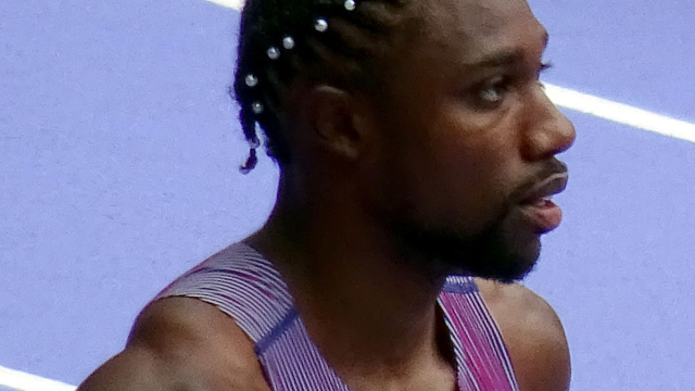 File:Noah Lyles Olympic Games 03.08.2024.jpg - Wikipedia &copy; Creative Commons