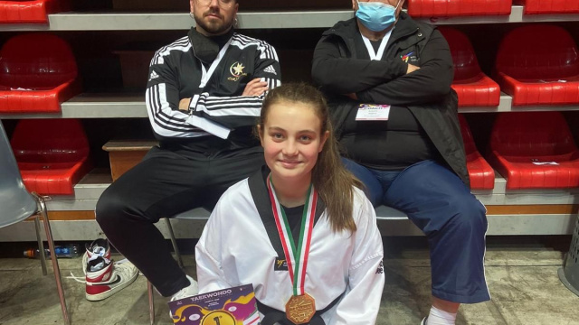 Taekwondo, Sofia Frassica campionessa italiana categoria Cadetti ... &copy; Creative Commons