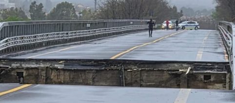 Ponte sul Trigno crollato: interrotti i collegamenti tra Molise e Abruzzo