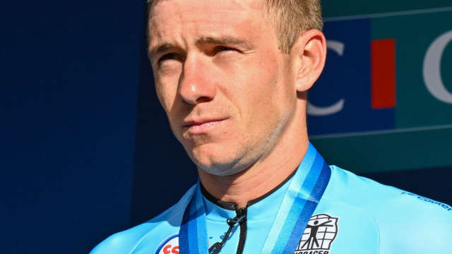 File:Remco Evenepoel - podium medaille argent - 2025 European road ... &copy; Creative Commons