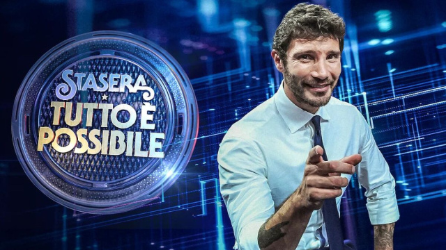 Stefano De Martino in Stasera tutto &egrave; possibile.