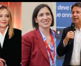 Giorgia Meloni, Elly Schlein e Giuseppe Conte (&copy; Facebook)