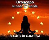 Locandina per l'oroscopo di luned&igrave; 27 aprile 2026 - &copy; Roberta Carsoli.