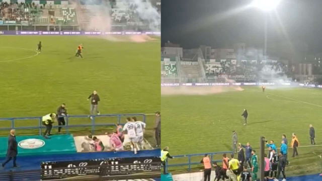 Follia in Monopoli-Foggia: invasione di ultras incappucciati, poi ... &copy; Creative Commons