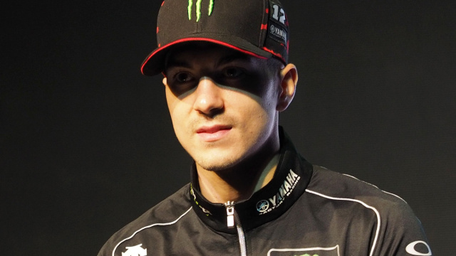 File:Maverick Vinales at 2019 Yamaha MotoGP team launch.jpg ... &copy; Creative Commons