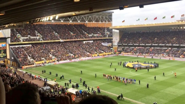 Molineux Stadium, Wolverhampton.