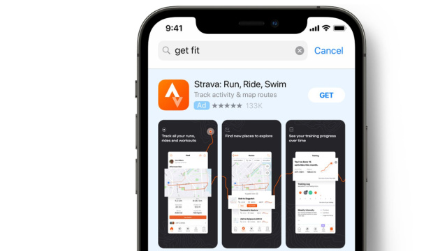 Strava &ndash; Storie di successo &ndash; Apple Ads &copy; Creative Commons