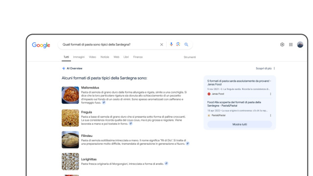 AI Overview nella Ricerca Google ora &egrave; anche in italiano  Wired ... &copy; Creative Commons
