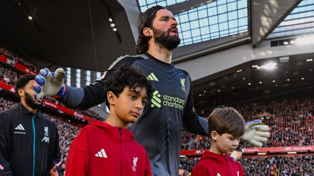 Alisson Becker, portiere del Liverpool. Foto &copy; Liverpool