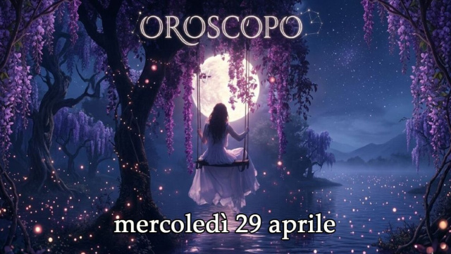Locandina per l'oroscopo di mercoled&igrave; 29 aprile 2026 - &copy; Gemini IA.