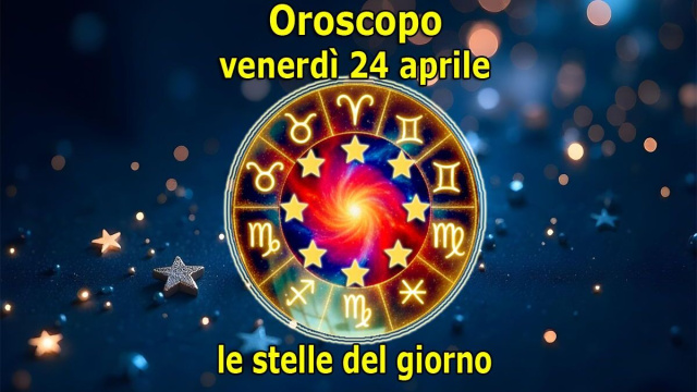 Locandina per l'oroscopo di venerd&igrave; 24 aprile 2026 - &copy; Pixabay AI