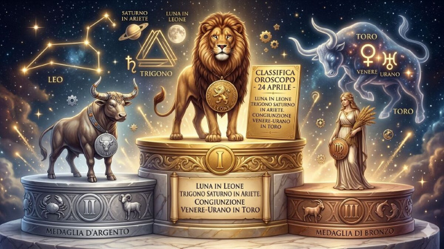 Primo posto Leone, secondo Toro, terzo Ariete- &copy; Immagie di Gemini AI