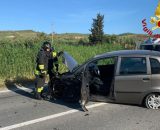 Incidente stradale a Strongoli Marina - &copy; Vigili del Fuoco