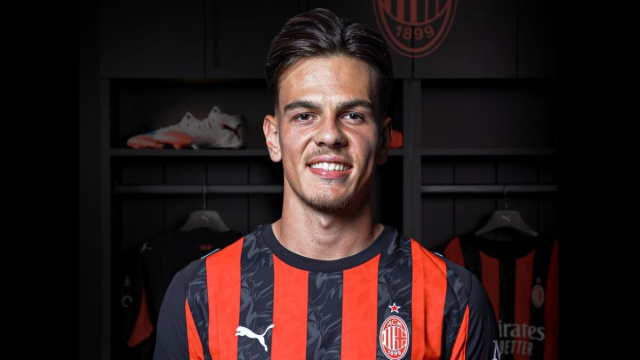Ardon Jashari, centrocampista del Milan. Foto &copy; Milan