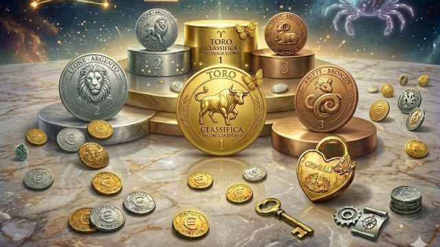 Medaglia d'oro con Toro, argento con Leone e bronzo con Ariete-Immagine di Gemini AI