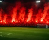 Tifosi con fumogeni @ Immagine I.A.