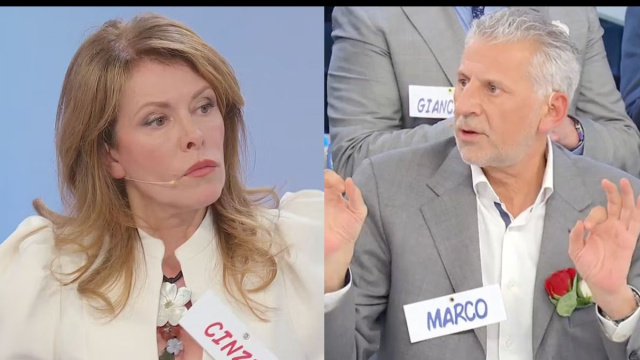 Cinzia Paolini e Marco &copy; Canale 5.