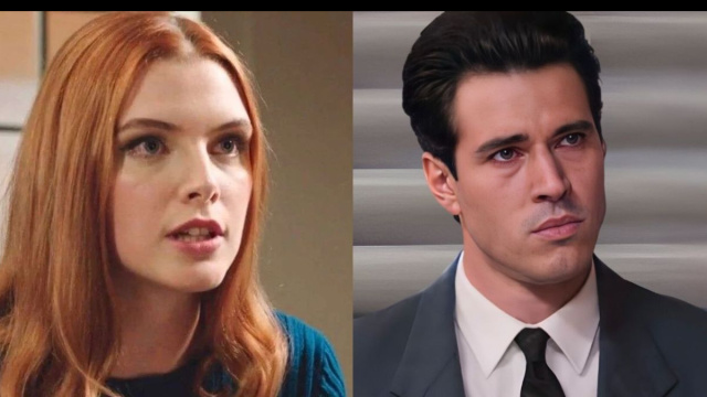 Odile e Matteo &ndash; Screenshot &copy; Rai 1.