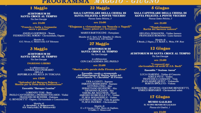 Baroque Festival Florence: due mesi di concerti tra sacro e ... &copy; Creative Commons
