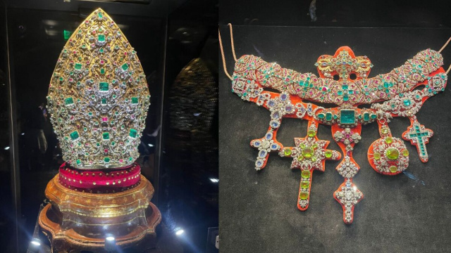 La mitra e la collana di San Gennaro
